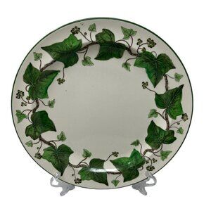 Antique Early 1900s Wedgwood Napoleon Ivy Green Queens Ware Luncheon Plate 9" A